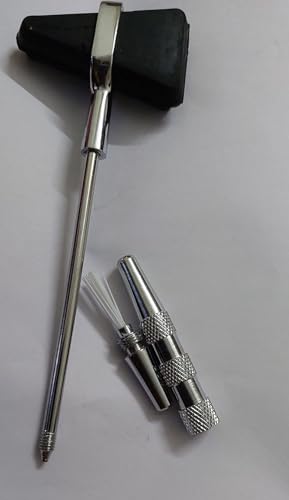 Image of HYZIK medical And examination euipments for medical use || doctor use.. (pen torch & queen Hammer & knee hammer)