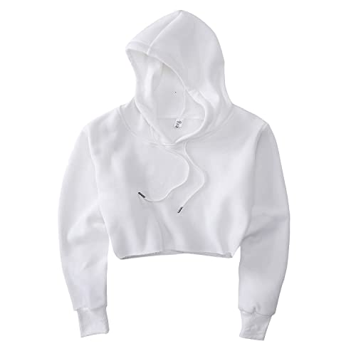 FADBBW Women's Cropped Hoodie Fleece Long Sleeve...
