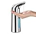Produktbild AHUIFT Seifenspender Automatisch 400ML mit Infrarot Sensor Berührungslos Flüssigseifenspender IPX6 Wasserdichtes Händedesinfektionsspender Geeignetes Badezimmer Küchen Hotel Restaurant - Silber