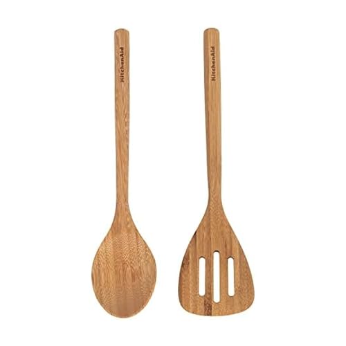 KitchenAid Bamboo Turner and Spoon Set, 2-Piece