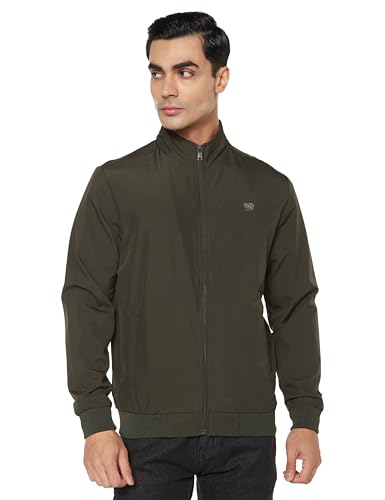 Image of Qube by Fort Collins Men's Windcheater, Lightweight, Windproof Polyester Standard Length Jacket for Year-Round Casual & Daily Use