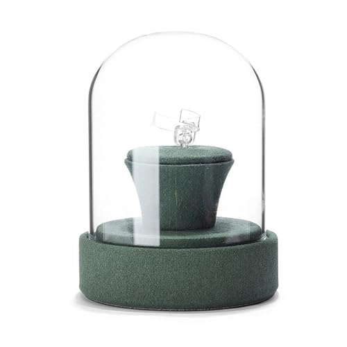 Présentoir à bijoux en verre, porte-bijoux d'exception durable - 2