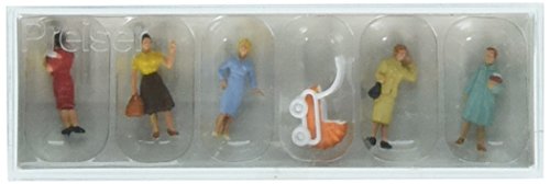 Preiser 10024 Pedestrians Group of Women Package(5) HO Model Figure