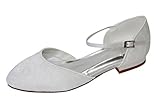  hochzeits-shop-hamburg HBH Hamburger Brautmode Brautschuhe RL1703 Elfenbein Gr.38