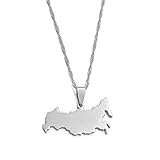 Eigenschaften: Charm Map Pendant Necklace Verwenden Sie Eine Landkarte Als Anhänger, Um Ihre Liebe Und Ihren Respekt Für Ihr Land Direkt Auszudrücken. Das Detaildesign Ist Von Der Liebe Der Menschen Zum Land Inspiriert. Eine Schicke Weltkarten-Halskette Im Ethno-Stil Ist Der Ideale Weg, Um Patriotismus Zu Zeigen. Mit Seinen Eleganten Und Modernen Elementen Heben Sie Sich Von Der Masse Ab.