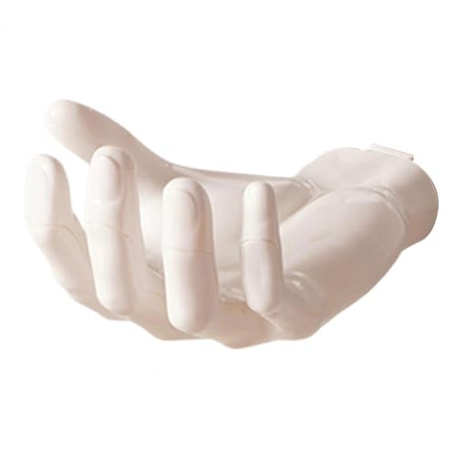 THINCAN Estante de almacenamiento multifuncional sin perforación baño barra de almacenamiento de cocina Palma resina dormitorio titular cosmético