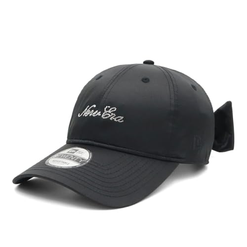 [ニューエラ] newera キャップ 9TWENTY Long Visor/Ribbon 14693426 NER36C9029 ブラック 黒 クロ Ribbon Rhinestone ONSPOTZ別注 レディース 帽子 キュウトゥエンティー 920 ロングバイザー つば長いにゅーえらBBキャップ お出かけ紫外線カット 流行トレンドデザイン 機能性ぼうし