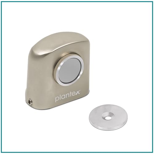 Image of Plantex Door Magnet Stopper /Stops for Main Door /Magnetic Door Stopper /Door Stopper for Main Door - Pack of 3 (APS-193, Satin Matt)