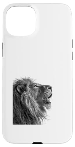 芸術的なライオンヘッド抽象的なライオンアートデザイン。 スマホケース iPhone 15 Plus 用