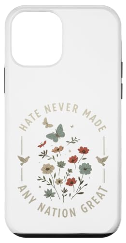 Protest Hate Never Made Any Nation Great Resist �ԕ� ���f�B�[�X �X�}�z�P�[�X iPhone 12 mini �p