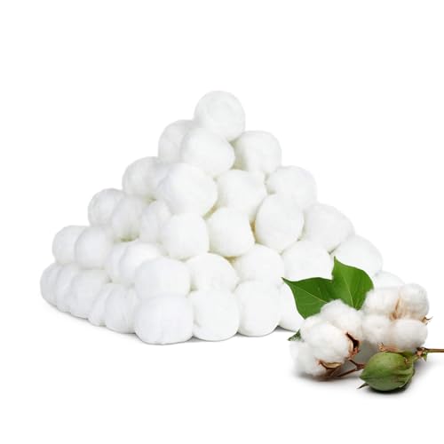 Batuffoli di Cotone Idrofilo per Trucco e Pelli Sensibili - 200 Pezzi