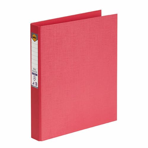 Image of 2D Ring Binder File,Plastic File Folder A /4Size Tough & Durable (A /4 2D Ring Binder RED - 1)