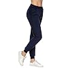 Irevial Women Velvet Trouser Joggers Velour Sweatpants Winter Casual Active Yoga Sportswear Pants with Pockets Navy Medium