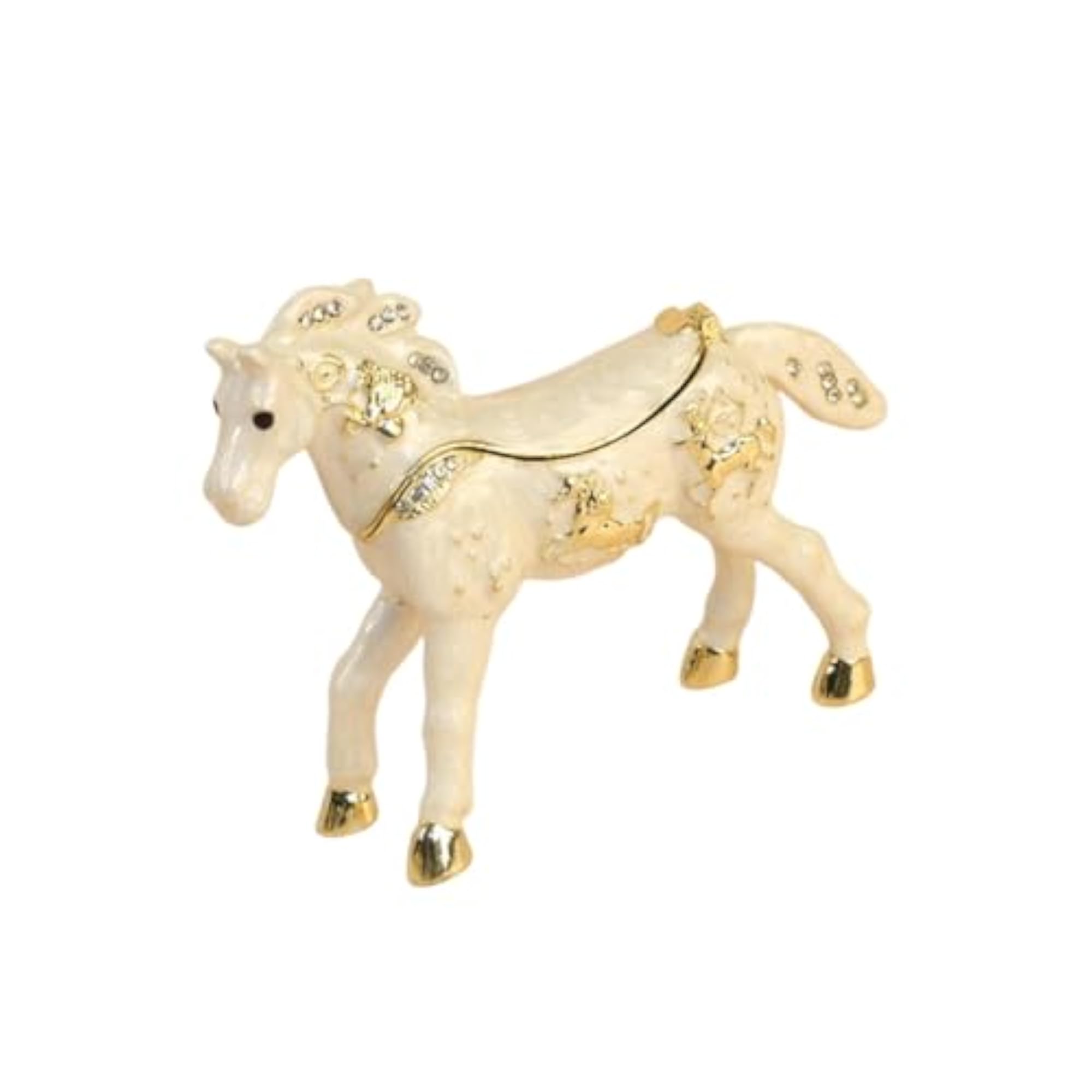 Enameled Jewelry Box Decoration Holder Crafting