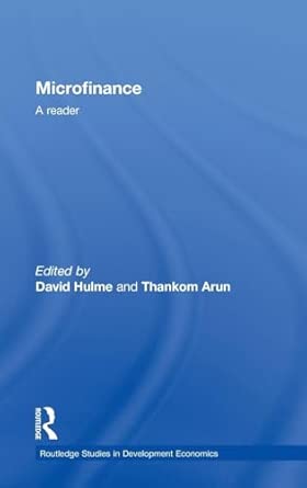 Microfinance: A Reader (Routledge Studies in Development Economics) 1st Edition book cover