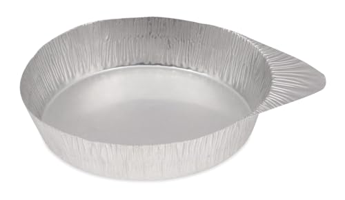 Heathrow Scientific Aluminum Weigh Boats, Ideal for Weighing and Mixing Liquid &amp; Powder, Medium-Sized (2.24 x 0.55 Inches), Pack of 100