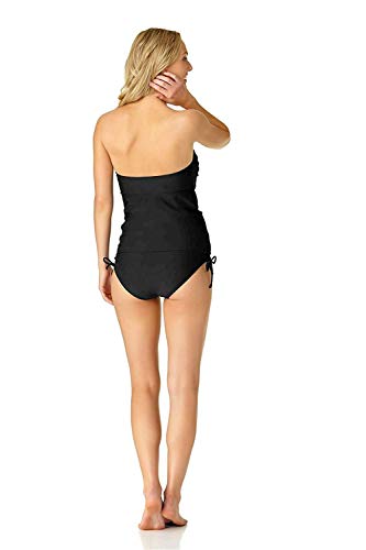 Catalina Women's Standard Twist Front Bandeau Tankini Swimsuit2