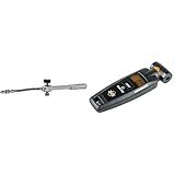 SKS GERMANY MSP Dämpferpumpe, Luftpumpe Fahrrad (Druck max.: 20 bar / 290 PSI, Ventilanschluss: AV), Silber, 10 x 3 x 3 cm & AIRCHECKER (AV/SV) 2. Generation Druckluftprüfer, Schwarz