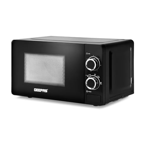 Geepas 700W 20L Solo Microwave Oven Cover
