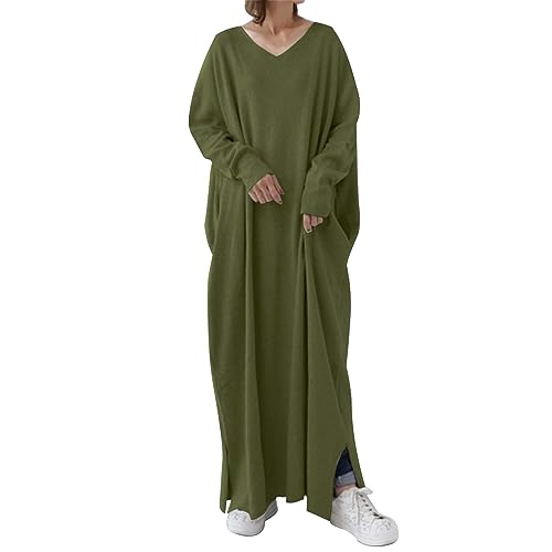 Robe longue de couleur unie pour femme pour vos sorties et soirées chic