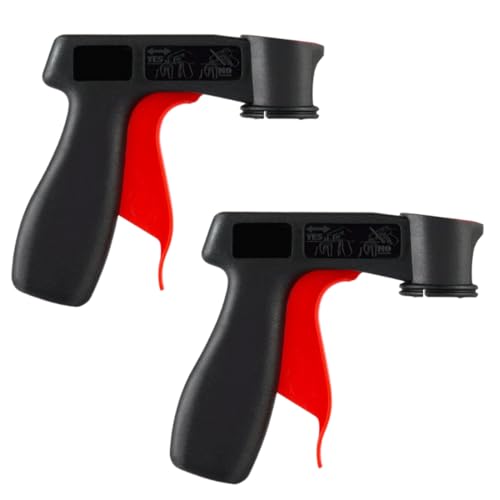 LUDHEP Accessori per Macchine a Spruzzo, 2 Pezzi, Maniglia di bombola erogatore, supporto per maniglia, supporto per bombole spray,pistola vernice a spruzzo