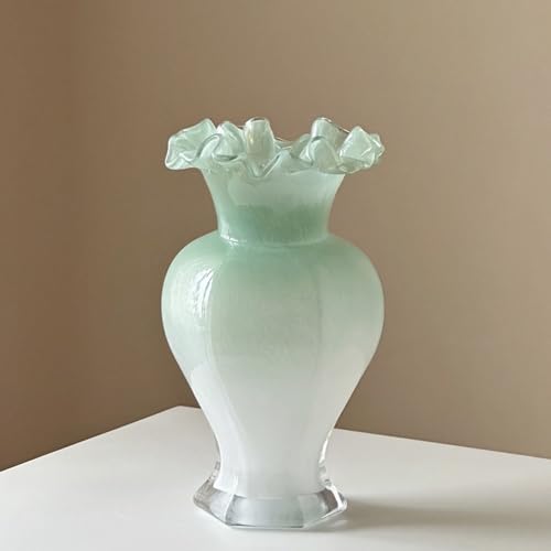 Vase en verre brillant de qualité avec perles décoratives - 4
