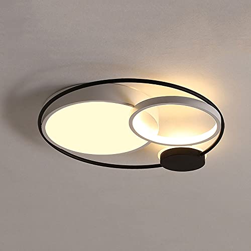 Lustre LED blanc chaud 3000k gris résolvant le manque de clarté