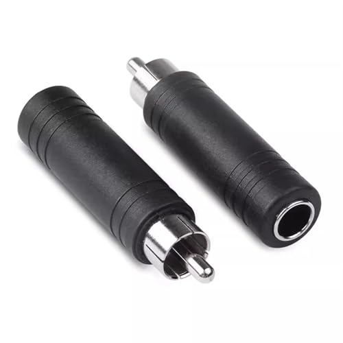 Adaptateur RCA vers jack 6,35 mm avec transmission sans friture pour home studio