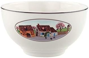 Villeroy & Boch Design Naif Muesli Bowl, Premium Porcelain, White/Colourful
