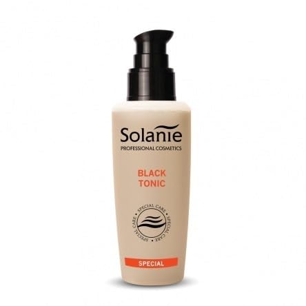 Solanie - Skin Tonic - 150ml - Hydrating and Soothing - Refreshing Non-Alcoholic Formula, Silky Softness with pH Restoration - Suitable After Face Milk, Foaming Cleanser, or Scrub (Black)