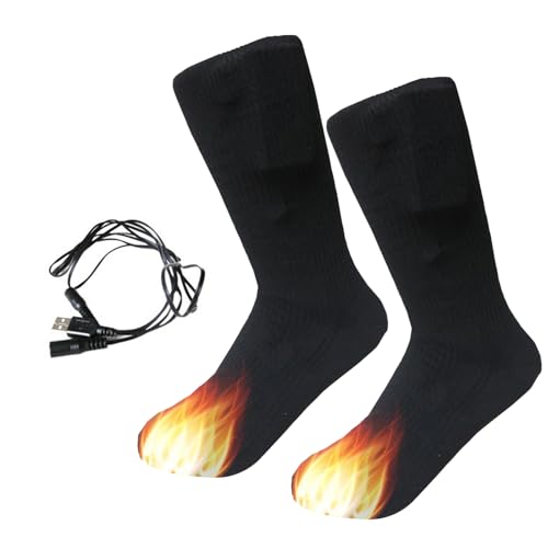 jupsjuice Calcetines térmicos para hombre, cómodos, lavables, uniformes, calentadores de calor, lavables | para esquí, snowboard, actividades deportivas, al aire libre, hogar, viajes, familiares y