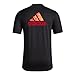 Adidas Men's New York Red Bulls MLS Short Sleeve T-Shirt, Black/New York Red Bulls, Medium
