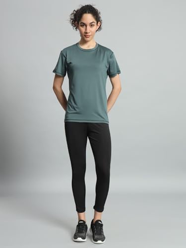 Image of Sports T Shirt for Women Quick Dry Fit Tshirt for Women Gym T Shirts for Women for Casual Wear Workout T Shirts for Women Active Gym Wear for Women Running T-Shirts for Women