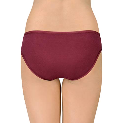 Image of Amante Solid Low Rise Cotton Bikini Panty Pack(Pack of 3)