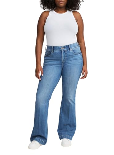 Torrid Women's Plus Size Jeans - Bombshell Flare Premium Stretch High-Rise Jean