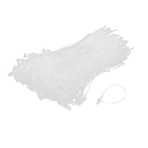 1000 Stück Einrastende Plastik-Sicherheitsverschlüsse – Wiederverschließbare Kabelbinder, 13,5 Cm