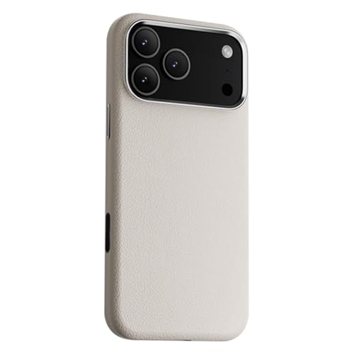 Coque magnétique iPhone 17 anti-rayures étui marron charge sans fil