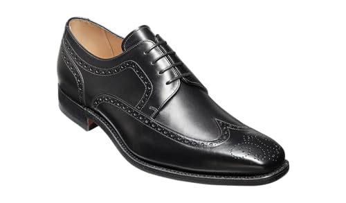 BARKER Larry Men's Handmade Leather Dress Shoes - Premium Calf Leather, Goodyear Welted, Timeless Style, Crafted in Northampton, England