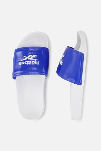 Image of Reebok Men's Slides EVA Cushioned Lightweight Comfortable Slippers for Men | Cushion Sole Chappal | Daily Use, Home & Travel | AG Sole Slide