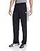 PUMA Men's Contrast Pant, Black/White, Large