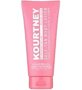 KOURTNEY Self-Tan Body Lotion - Fragrance Free Self Tanning Lotion - Hyaluronic Acid Sunless Tan ...