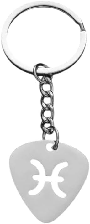 New 2026 Simple 12 Zodiac Sign Pendant Keychains Constellation Jewelry DIY Metal Stainless Steel Taurus Aries Scorpio Keyings Chaveiros Fashion Accessories Creative Gift