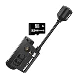 RunCam Helmet Camera,4K Helmet Flexible WiFi Bendable Action Camera with 6 Hours Recording with App Control for Airsoft Riding Cycling Climbing Outdoor Sports and 32GB SD Card HELMETCAM4K