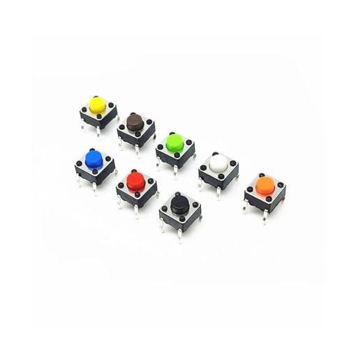 Interruptores táctiles 6x6x5 mm para solucionar fallos de botones en electrónica