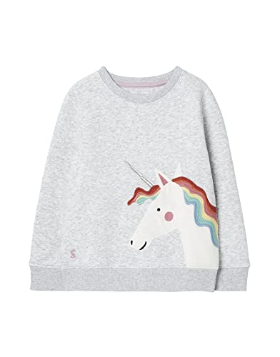 Vestido de niña gris con motivo de caballo ideal para el colegio