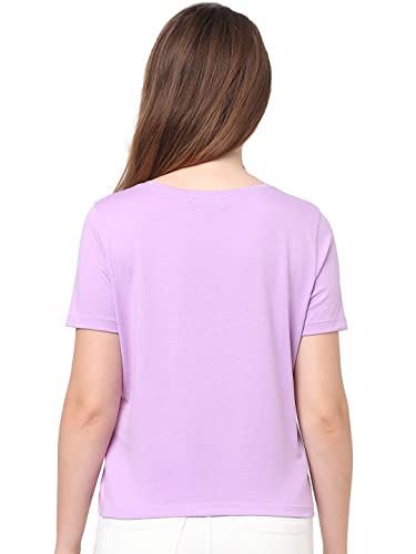 Image of VERO MODA Women's Cotton Regular Fit T-Shirt