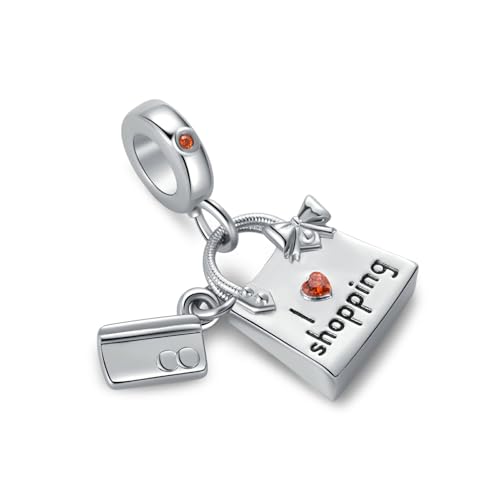 Abalorio de bolsa de la compra LSxAB de plata para pulseras Pandora 2