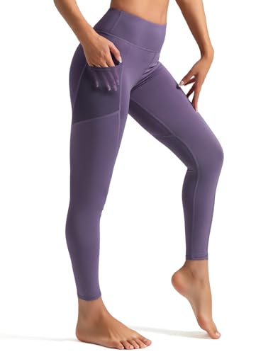Image of Venzina High Waist Tummy Control Yoga Pants for Women - Super Soft Squat Proof Leggings with 4- Way Stretch for Gym, Running, Yoga & Daily Casual Wear