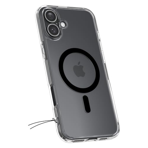 Spigen Ultra Hybrid MagFit designed for iPhone 16 Plus case cover [MagSafe compatible] (2024) - Black