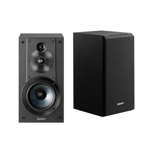 Sony SSCS5 3-Way 3-Driver Bookshelf Speaker System (Pair) - Black